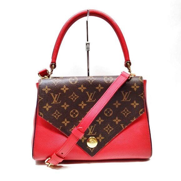 Louis Vuitton Handbags - Louis Vuitton Monogram Red and Brown Satchel